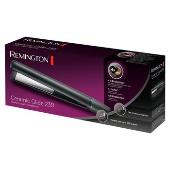 REMINGTON Ceramic Glide 230 Rettetang 4x beskyttelse,  antistatisk,  8 temp. innstillinger,  15 sek. oppvarming,  platelås (45644560100)