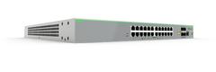 Allied Telesis 24X10/100T POE+ PORTS 4X100 1000X SFP FIXED DUAL AC PSU EU CPNT