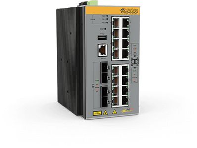 Allied Telesis L3 INDUST ETHERNET SWITCH 16X10/ 100/ 1000-T POE+4X SFP PORT CPNT (AT-IE340-20GP-80)