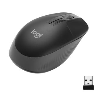 LOGITECH M190 Full-size wireless mouse - CHARCOAL (910-005905)