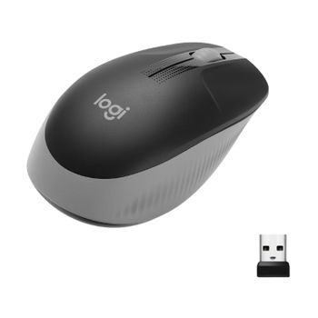 LOGITECH M190 Full-size wireless mouse - MID GREY (910-005906)