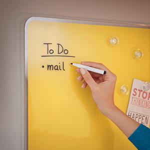 LEITZ Glastavle Cosy 80x60cm detailpak gul (70430019)