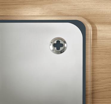 LEITZ Cosy Glasstavle - magnetisk whiteboardtavle 60x40 cm -fløyelsgrå Rammeløst design. Lett montering. Inkl. Whiteboardpenn og rengjøringsklut (70420089)