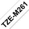 BROTHER TZe tape 36mm sort på mat hvid (TZeM261)