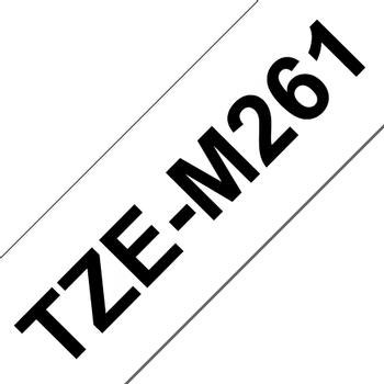 BROTHER TZe tape 36mm black/ white mat (TZeM261)