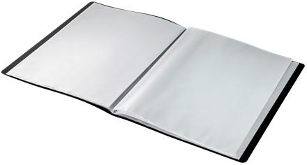 LEITZ Recycle Polypropylene Display Book 20 Pockets A4 Black 46760095 (46760095)
