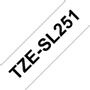 BROTHER TZeSL251 tape Black on White 24mm (TZESL251)