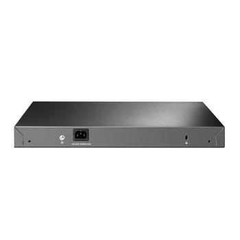 TP-LINK JetStream   28-Port Gigabit L2+ Managed Switch with 24-Port PoE+ PORT: 24   Gigabit PoE+ Ports,  4   Gigabit SFP Slots,  RJ45/ Micro-USB Console Port SPEC: 802.3at/ af,   384 W PoE Power,  1U 19-inch Rac (TL-SG3428MP)
