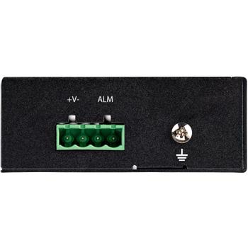 STARTECH Industrial Media Converter - 1Gbit/s media converter LWL copper - SM/MM glass fiber to copper 12V DC (IMC1GSFP)