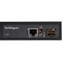 STARTECH StarTech.com PoE+ Industrial Fiber to Ethernet Media Converter 60W, SFP to RJ45, Singlemode/ Multimode Fiber to Copper Gigabit Ethernet, Compact, IP-30/ -40 to +75C, PoE+ Media Converter - Fiber Media  (IMC1GSFP60W)