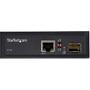 STARTECH Industrial Media Converter - 1Gbit/s media converter LWL copper - SM/MM glass fiber to copper 12V DC (IMC1GSFP)