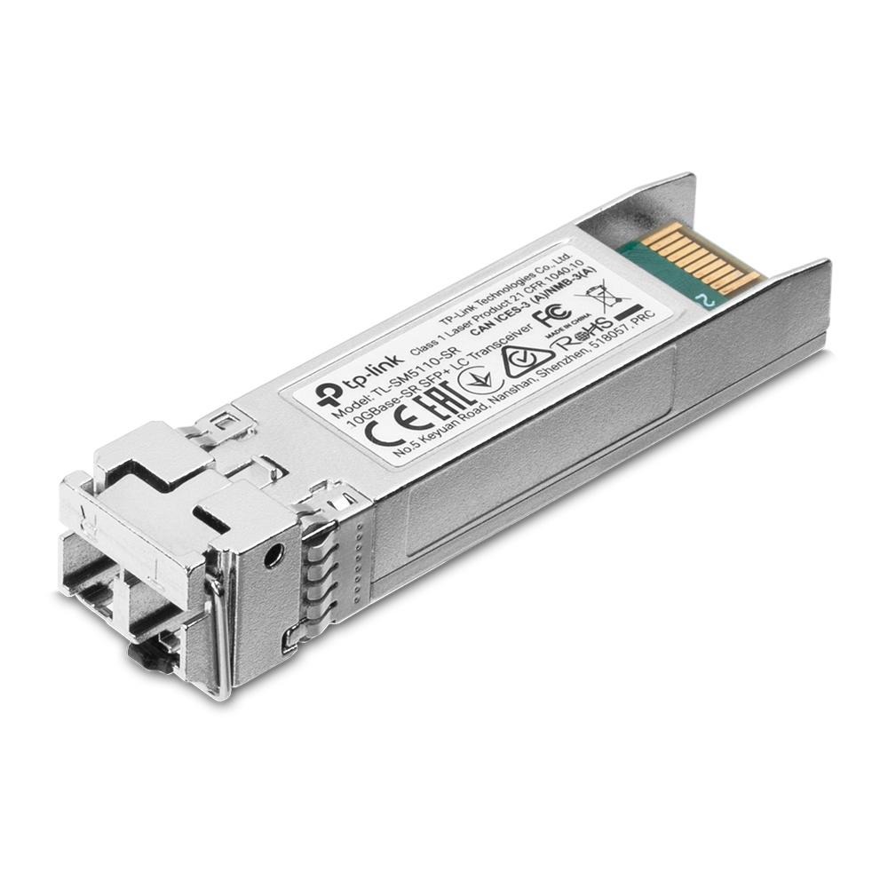 TP-Link - 10Gbase-SR SFP+ LC Transceiver 850nm Multi-mode LC Duplex Connector Up to 300m Distance