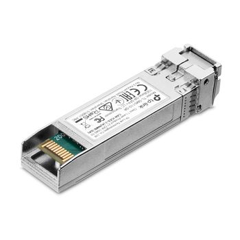 TP-LINK 10GBase-SR SFP+ LC Transceiver Multi-mode SFP+ LC Transceiver Hot-Pluggable with maximum flexibility Supports Digital Diagnostic Monitoring (DDM) Compatible with 10G Small Form Pluggable Multi-Source  (TL-SM5110-SR)