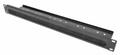 INTELLINET INT 19" Rackmount Angle Cable Manager, with Brush, 1U, Black