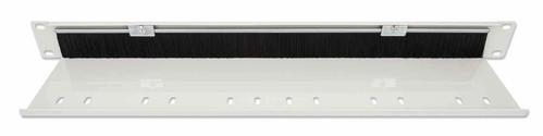 INTELLINET INT 19" Angle Cable Manager, with Brush, 1U, Grey, 2pcs in a (715836)