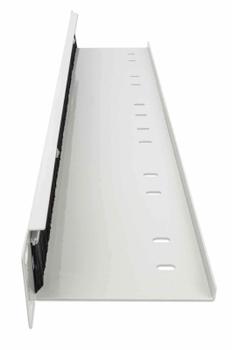 INTELLINET INT 19" Angle Cable Manager, with Brush, 1U, Grey, 2pcs in a (715836)