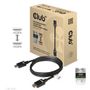 CLUB 3D HDMI 2.1 Kabel 1,5m Ultra High Speed 4K120Hz, 8K60Hz St./St. schwarz