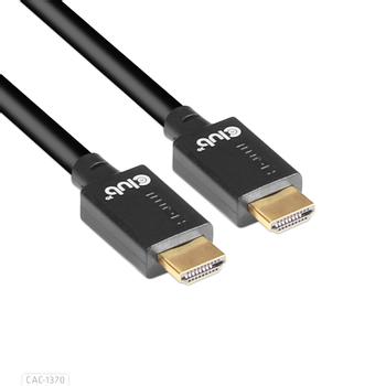 CLUB 3D HDMI 2.1 Kabel 1,5m Ultra High Speed 4K120Hz, 8K60Hz St./St. schwarz (CAC-1370)