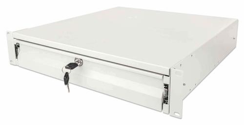 INTELLINET INT 19" Storage Drawer, 2U - 18, with lock, Grey (715843)