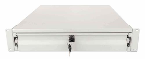 INTELLINET INT 19" Storage Drawer, 2U - 18, with lock, Grey (715843)