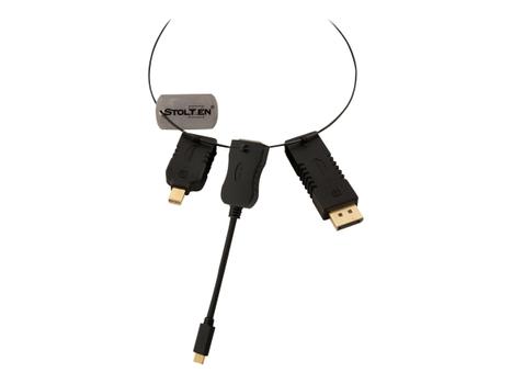 STOLTZEN Nyx Adapter Ring Short 3 USB-C, Displayport,  MiniDisplayport (ST-3MDPDPC)