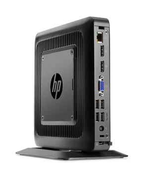 HP Flexible t520 - Tynn klient - tower - 1 x GX-212JC 1.2 GHz - RAM 4 GB - SSD 16 GB - GigE - Win Embedded 8 Standard x64 - monitor: ingen (G9F12AA#ABY)