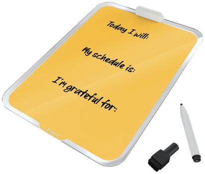 LEITZ Cosy lasinen muistitaulu kelt. (39470019)