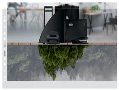 LEITZ Lomme recycle 100my PP præg A3L TÅ (25)