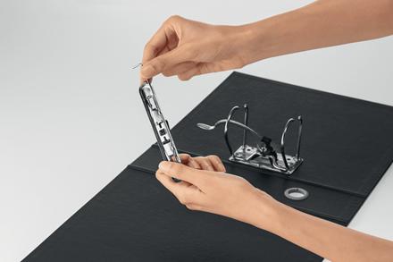 LEITZ LAF Leitz Recycle 180° POB A4/80mm svart (10180095*10)