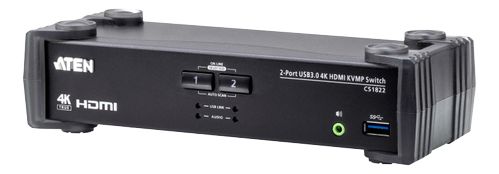 ATEN 2-Port USB 3.0 4K HDMI KVMP™ Switch (CS1822-AT-G)
