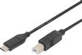 LinkIT USB C til USB B kabel 2m
