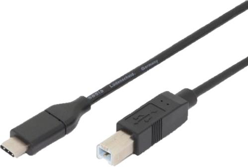 LinkIT USB C til USB B kabel 2m (CUSBCmMBm-020-B)