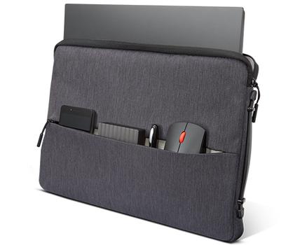 LENOVO o Business Casual - Notebook sleeve - 15.6" - charcoal grey - for IdeaPad Flex 5 16, Legion 5 15, ThinkCentre M75t Gen 2, V15, V15 G2 ITL, V15 IML (4X40Z50945)