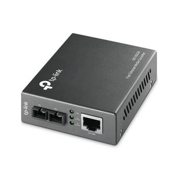 TP-LINK 10/100 Mbps RJ45 to 100 Mbps Multi-mode SC Fiber Converter PORT: 1x 100 Mbps SC Port,  1x 10/100 M RJ45 Port (Auto MDI/MDIX) SPEC: Full-duplex,   Up to 2 km,  Chassis TL-MC1400 Rack-mountable (MC100CM)