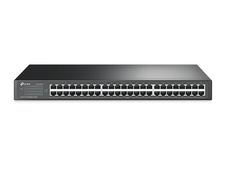 TP-LINK 48-Port 10/100 Mbps Switch PORT: 48 10/100 Mbps RJ45 Ports SPEC: 1U 19-inch Rack-mountable Steel Case FEATURE: Plug and Play (TL-SF1048)