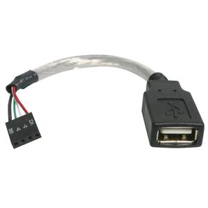 STARTECH 15cm USB 2.0 Cable - USB A Female to USB Motherboard 4 Pin Header F/F	 (USBMBADAPT)