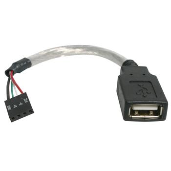 STARTECH 15cm USB 2.0 Cable - USB A Female to USB Motherboard 4 Pin Header F/F (USBMBADAPT)