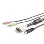 STARTECH "1,8m 4-in-1 USB DVI KVM Cable with Audio and Microphone" (USBDVI4N1A6)