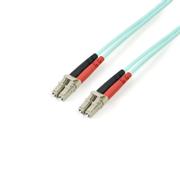 STARTECH Fiber Optic Cable - 10Gb Aqua - Multimode Duplex 50/125 - LSZH - LC/LC -2 m