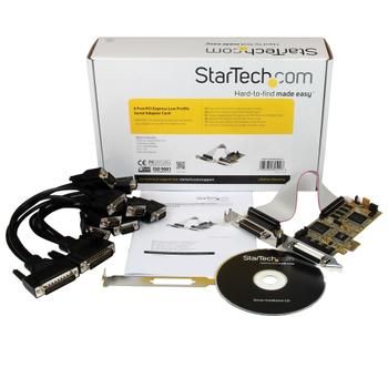 STARTECH 8 Port PCI Express Low Profile Serial Adapter Card (PEX8S950LP)