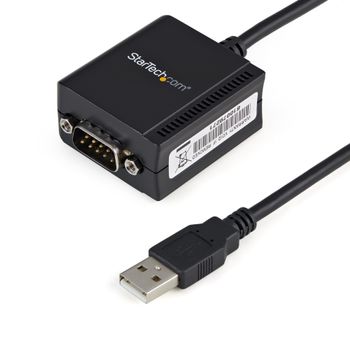 STARTECH 1 Port FTDI USB to Serial RS232 Adapter Cable with COM Retention (ICUSB2321F)