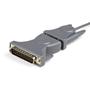 STARTECH StarTech.com USB to Serial Adapter - 3 ft / 1m - with DB9 to DB25 Pin Adapter - Prolific PL-2303 - USB to RS232 Adapter Cable (ICUSB232DB25) - Serial adapter - USB 2.0 - grey (ICUSB232DB25)