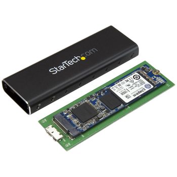 STARTECH M.2 SATA External SSD Enclosure - USB 3.0 with UASP	 (SM2NGFFMBU33)