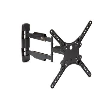 StarTech Full Motion TV Wall Mount, 32-55 inch (77lb/ 35kg) VESA Displays, Low Profile Universal Flat Screen TV Wall Mount, Heavy Duty Adjustable Tilt/ Swivel Articulating Arm Bracket - Cable Management monterin (FPWARTB1M)