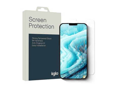IIGLO iPhone 12 Pro Max skärmskydd från Standard fit, härdad glas, enkel montering (IISPI019)