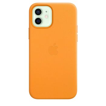 APPLE IPHONE 12 PRO LEATHER CASE WITH MAGSAFE - CALIFORNIA POPPY (MHKC3ZM/A)