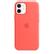 APPLE iPhone 12 mini Silicone Case with MagSafe - Pink Citrus