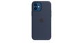 APPLE e - Back cover for mobile phone - with MagSafe - silicone - deep navy - for iPhone 12, 12 Pro