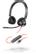 POLY BLACKWIRE 3320 On-the-head Stereo headset, MS Teams certified,   with USB-A connection