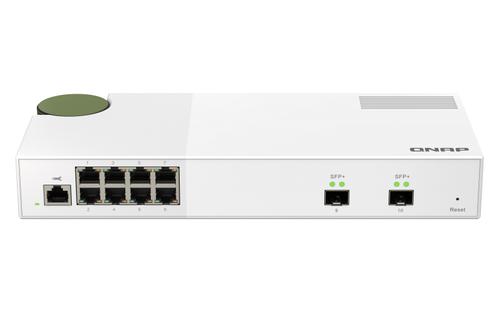 QNAP QSW-M2108-2S 8 port 2.5Gbps 2 port 10Gbps SFP+ web managed switch (QSW-M2108-2S)